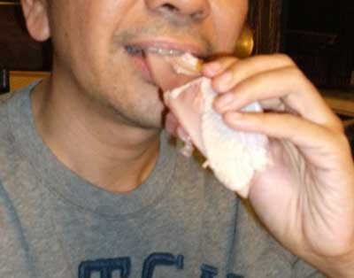 Raw chicken